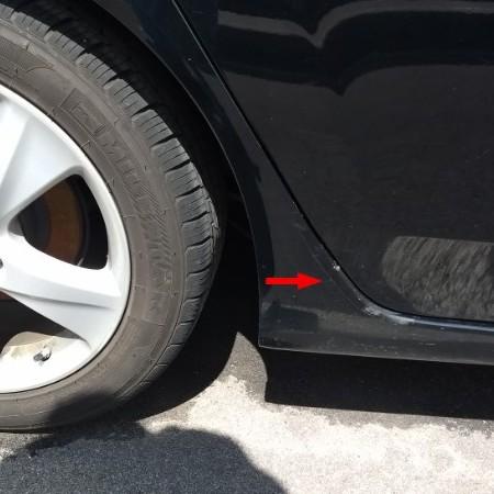 74401TL0G00 - Acura TSX quarter protector, Right